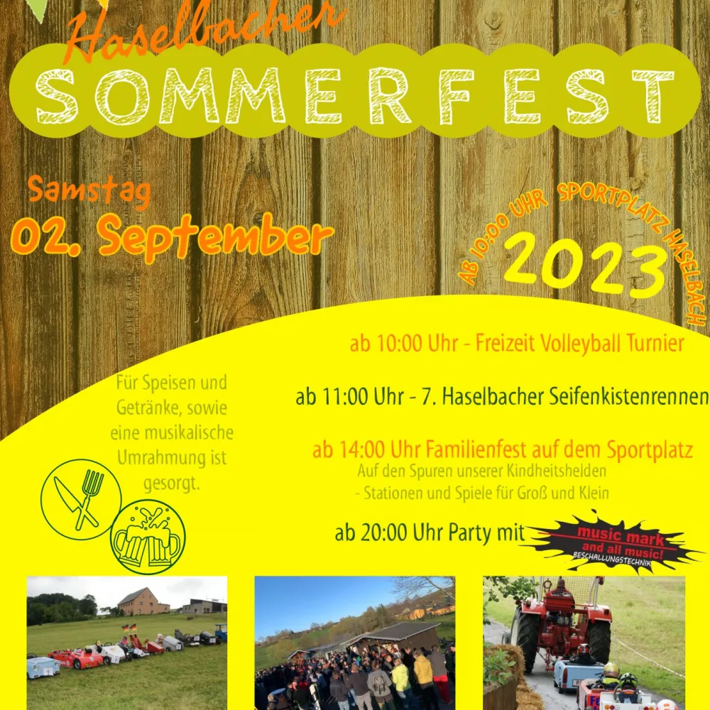 Sommerfest auf dem Sportplatz Haselbach - Olbernhau